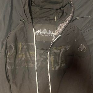Men’s Size S Moose Knuckle Black Windbreaker